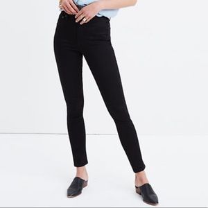 Madewell 10” High-Rise Skinny black jeans